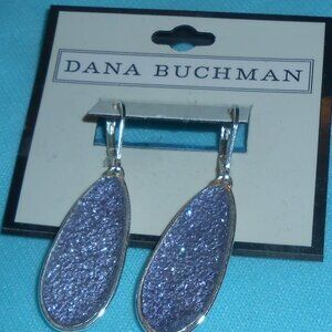 Beautiful Earrings from Kohl's Dana Buchman Lavender Purple Druzzy Glass